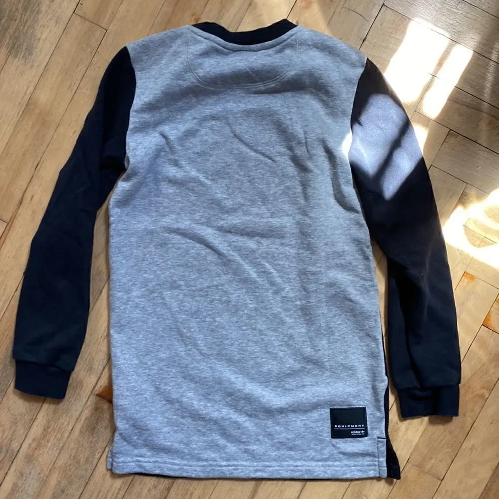 Adidas Equipment terry sweatshirt, kids size 9-10.